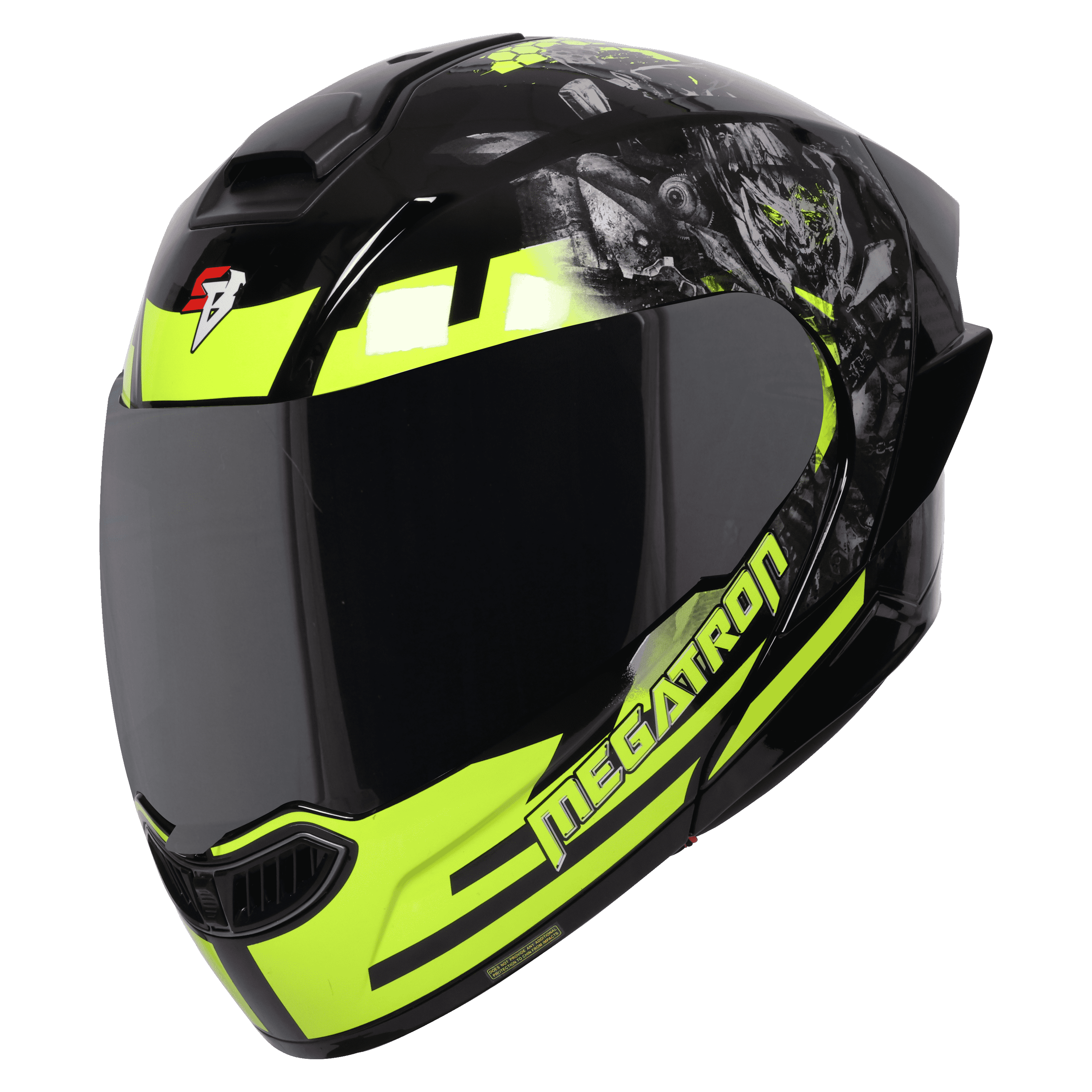 SBA-8 ISS MEGATRON GLOSSY BLACK WITH NEON